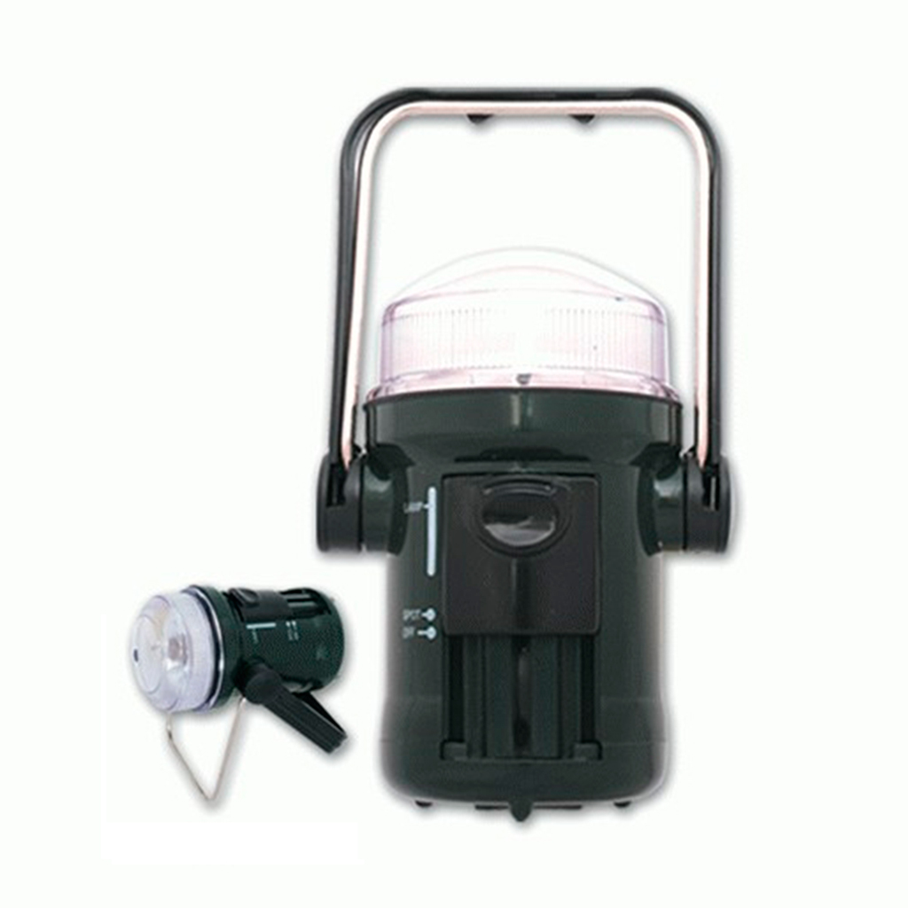 LAMPARA CAMPING CROSSNAR PEQ. 4 PILAS VERDE