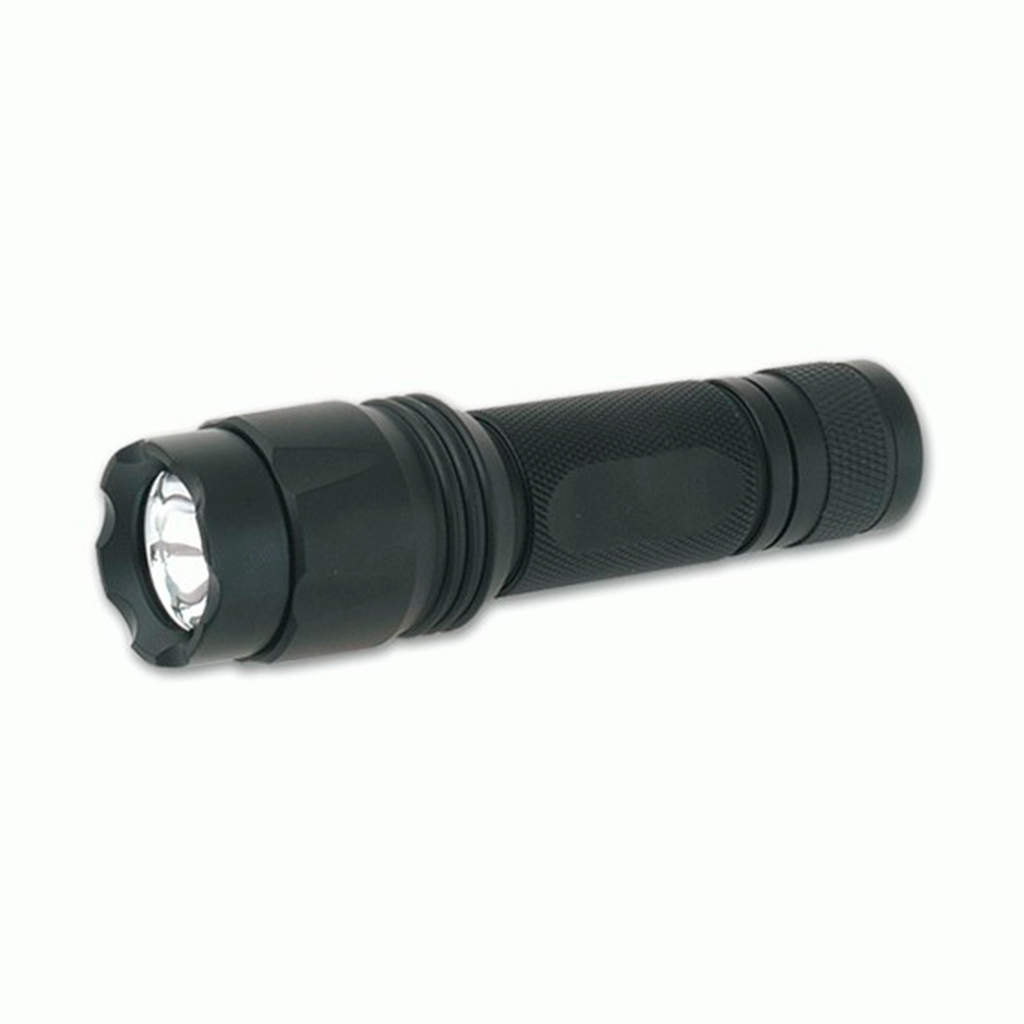LINTERNA TACTICA CROSSNAR 95LUMENS RECARGABLE NEGRA