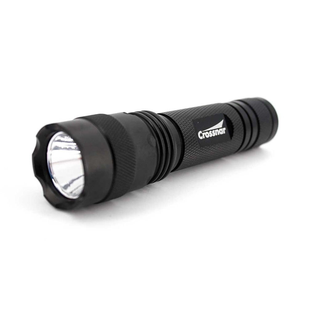 LINTERNA TACTICA CROSSNAR 3W 65LUMENS P2 NEGRA
