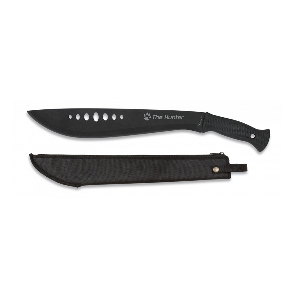 MACHETE BOLO ALBAINOX HUNTER FUNDA CREMALLERA NEGRO