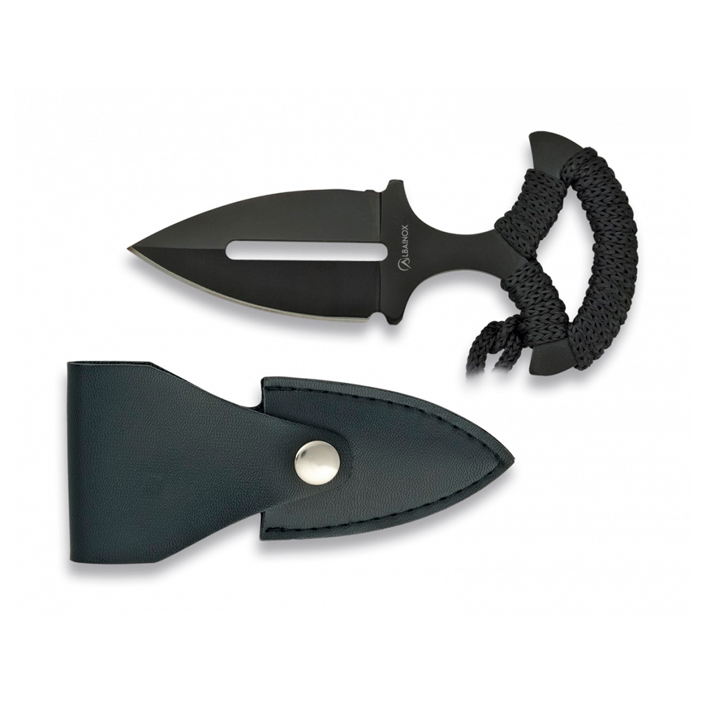 CUCHILLO SKINER ALBAINOX C/FUNDA NEGRO