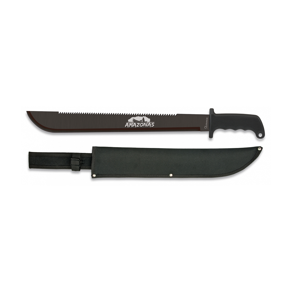 MACHETE BOLO ALBAINOX AMAZONAS 46 CM NEGRO