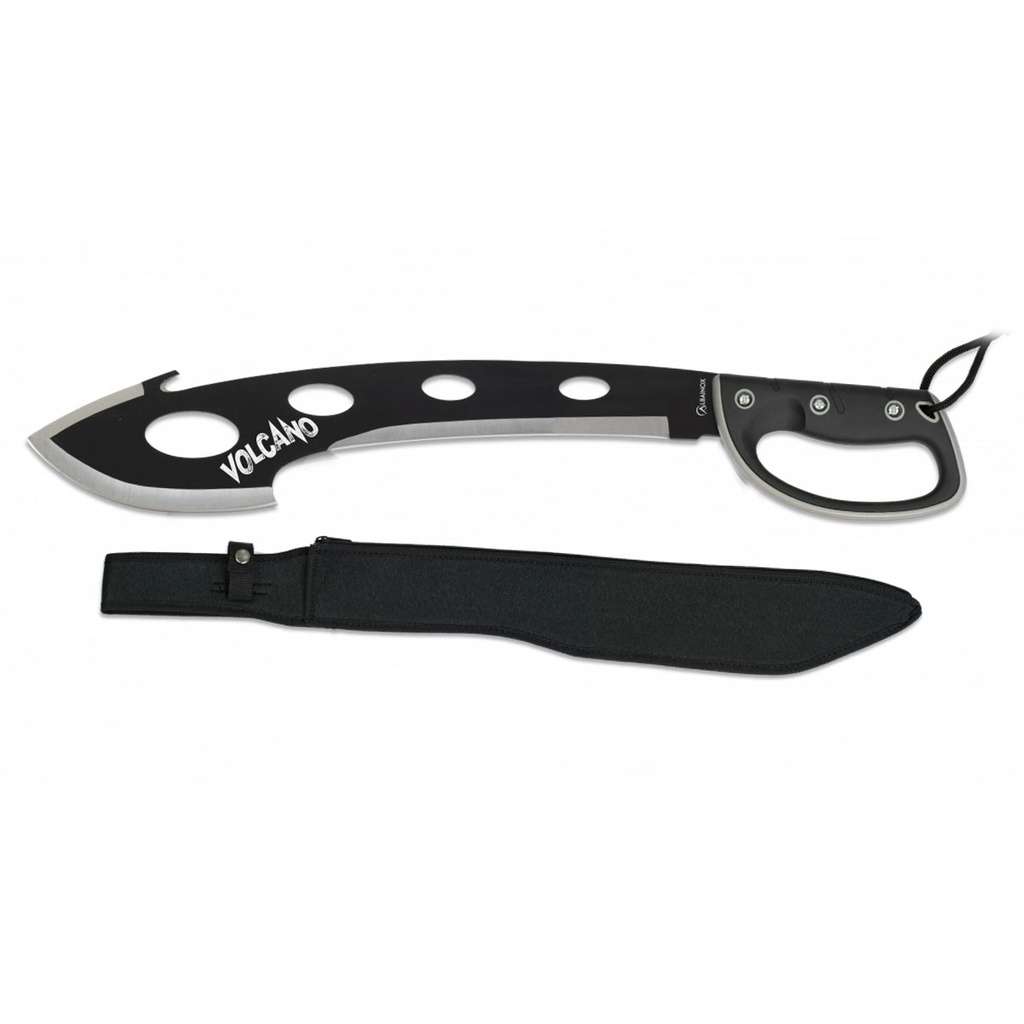 MACHETE BOLO ALBAINOX VOLCANO 42CM MANGO NEGRO
