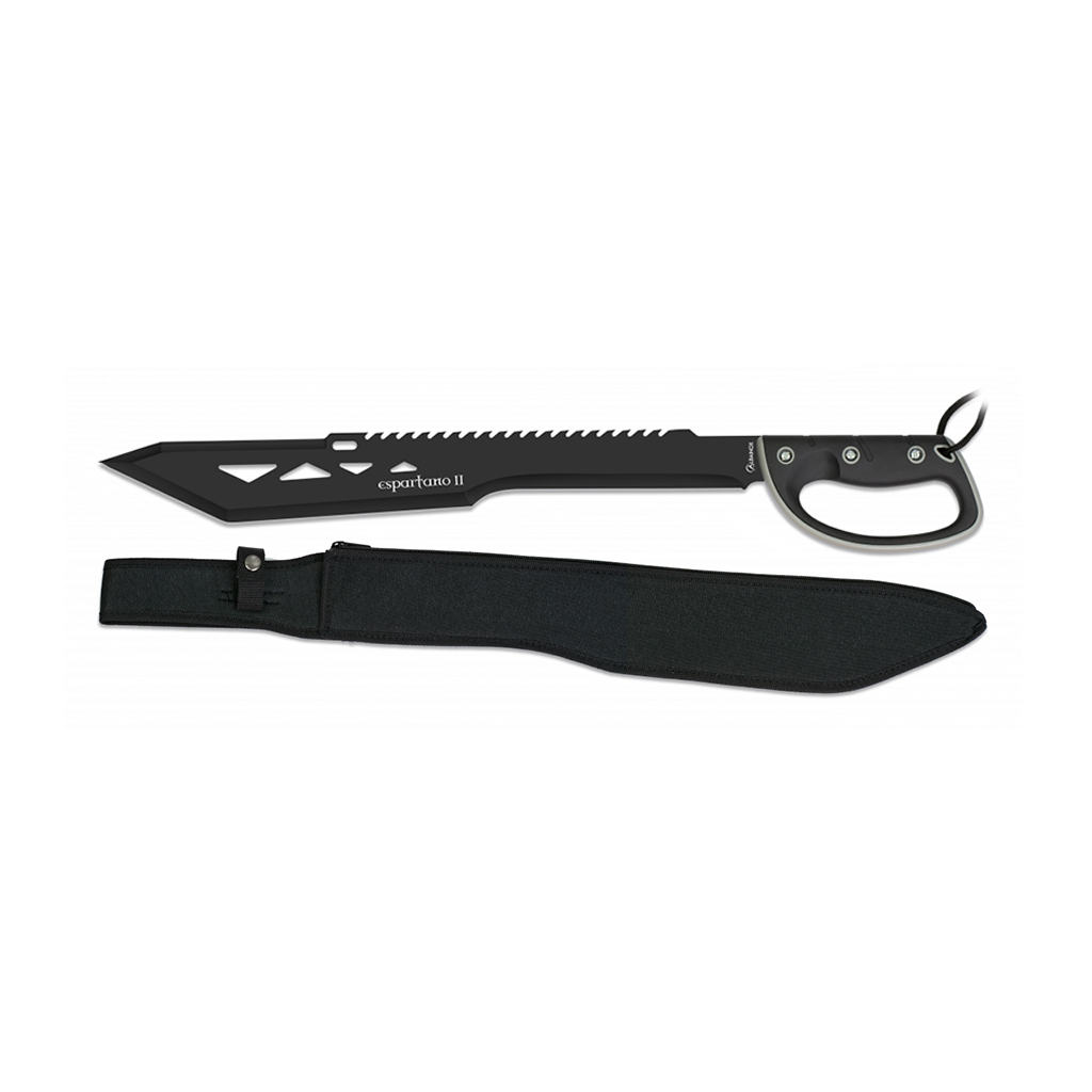 MACHETE BOLO ALBAINOX ESPARTANO II NEGRO