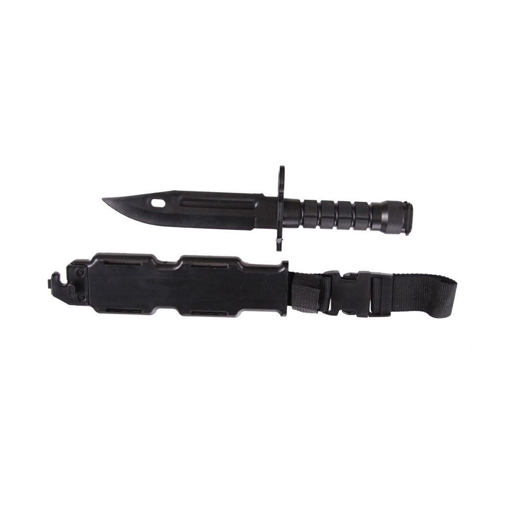 BAYONETA PVC AIRSOFT M9 NEGRA