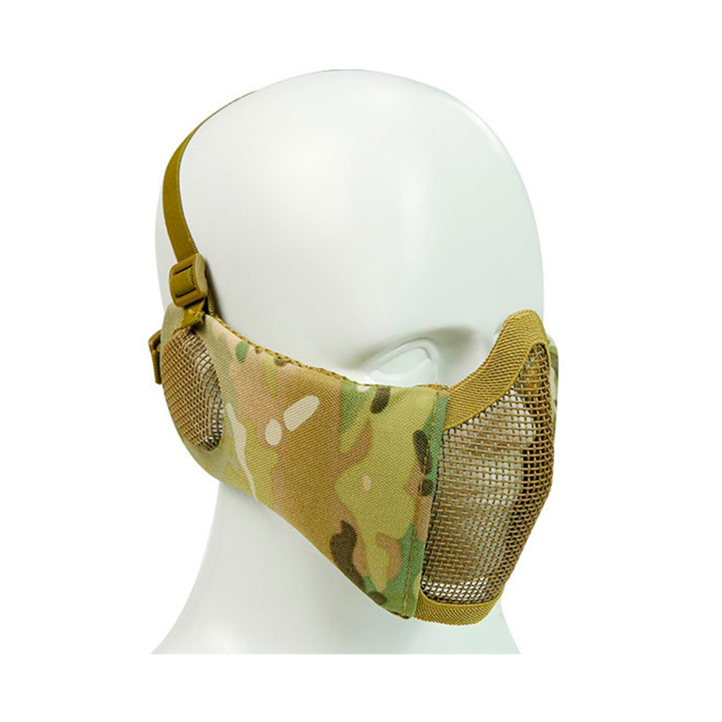 MASCARA AIRSOFT STARKER V TELA REJILLA OREJA MULTICAM