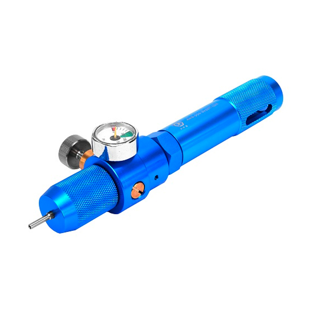 INYECTOR CO2 C/MANOMETRO Y REGULACION CELESTE