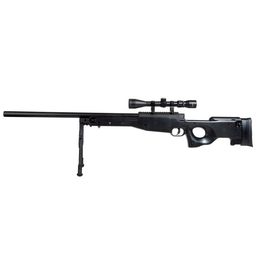 FUSIL SAIGO DEFENSE L96 C/MIRA C/GATILLERA METALICA NEGRO