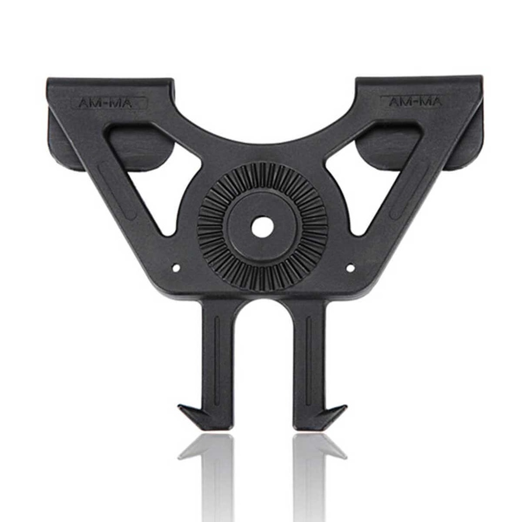ADAPTADOR PISTOLA RIGIDO MOLLE AMOMAX TRIANGULO NEGRO