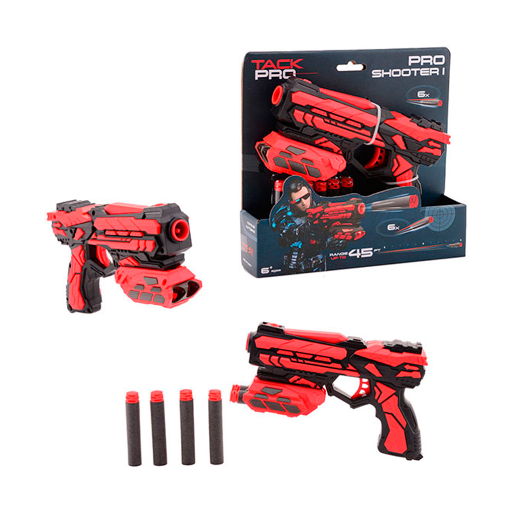 PISTOLA YANG PRO SHOOTER DARDOS BLANCA-VERDE