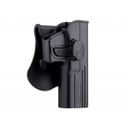 FUNDA PISTOLA RIGIDA AMOMAX GLOCK NEGRA