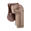 FUNDA PISTOLA RIGIDA AMOMAX BERETTA 92 TAN