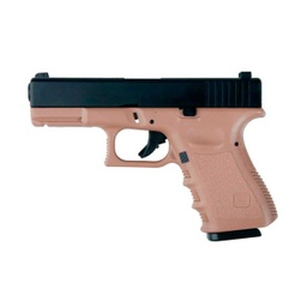 PISTOLA KJW GLOCK 23 GAS FIBRA KP23 TAN