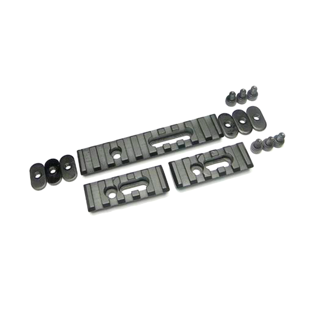 RAIL METALICO SET NEGRO