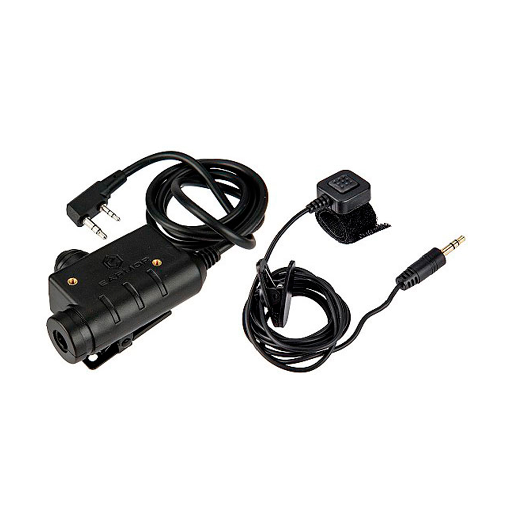 PTT EARMOR KENWOOD M52-KEN NEGRO