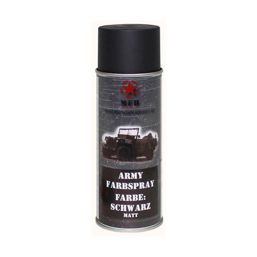 [27375A] PINTURA ARMAS MFH ARMY NEGRA