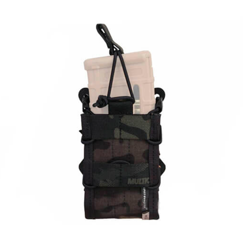POUCH CARGADOR DOBLE EMERSON TACO MULTICAM BLACK