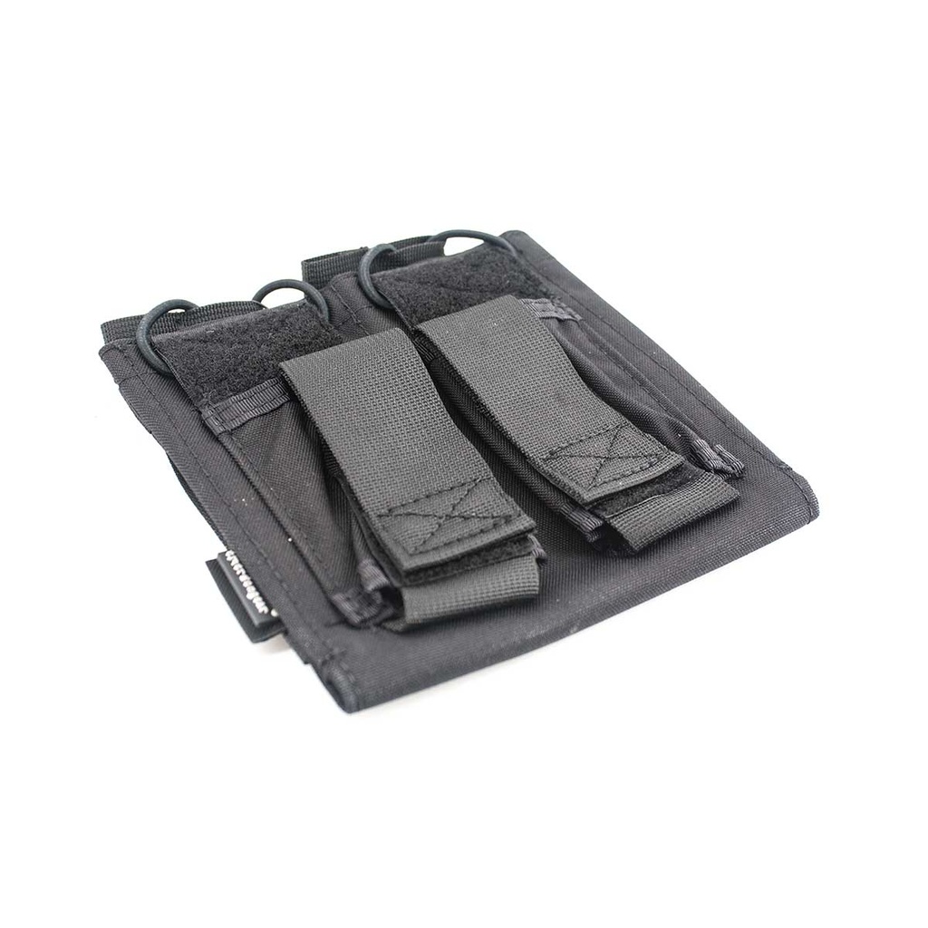 POUCH CARGADOR DOBLE EMERSON 5.56&PISTOL OPEN TOP NEGRO