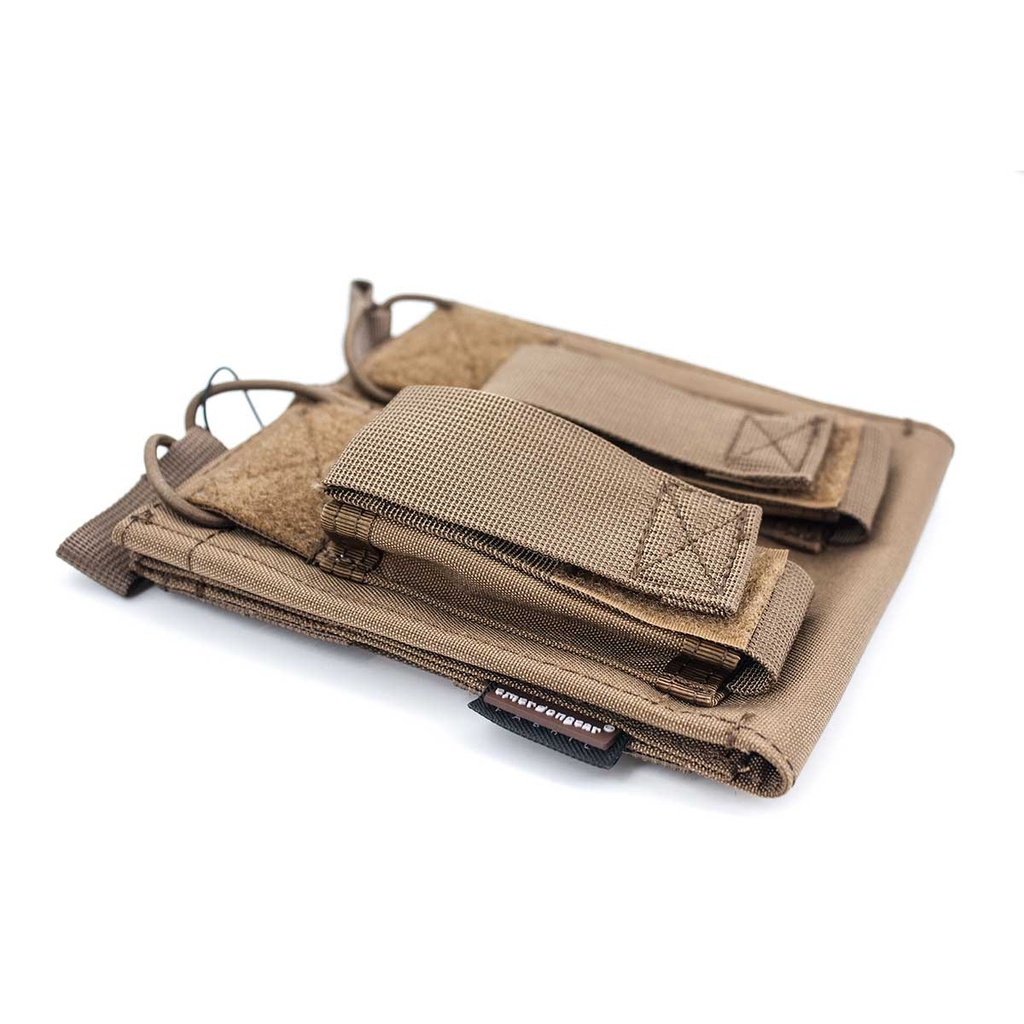 POUCH CARGADOR DOBLE EMERSON 5.56&PISTOL OPEN TOP COYOTE