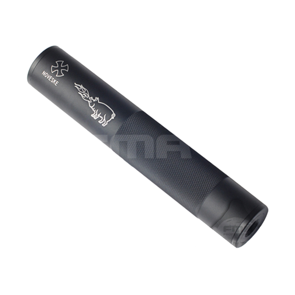 SILENCIADOR FMA NOVESKE FORCE LARGO 198MM NEGRO
