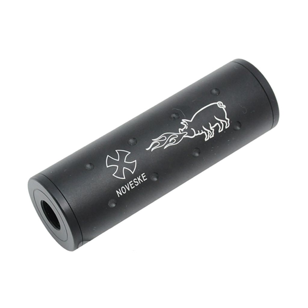 SILENCIADOR FMA STUBBY NOVESKE 107MM NEGRO