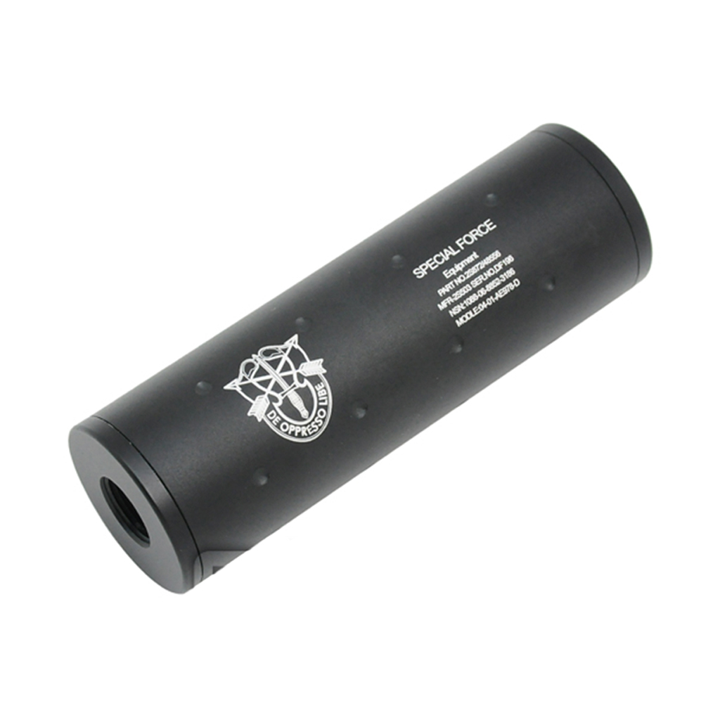 SILENCIADOR FMA STUBBY SPECIAL FORCE 107MM NEGRO