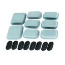 PROTECTOR CASCO FMA ALMOHADILLAS RECTANGULAR GRIS