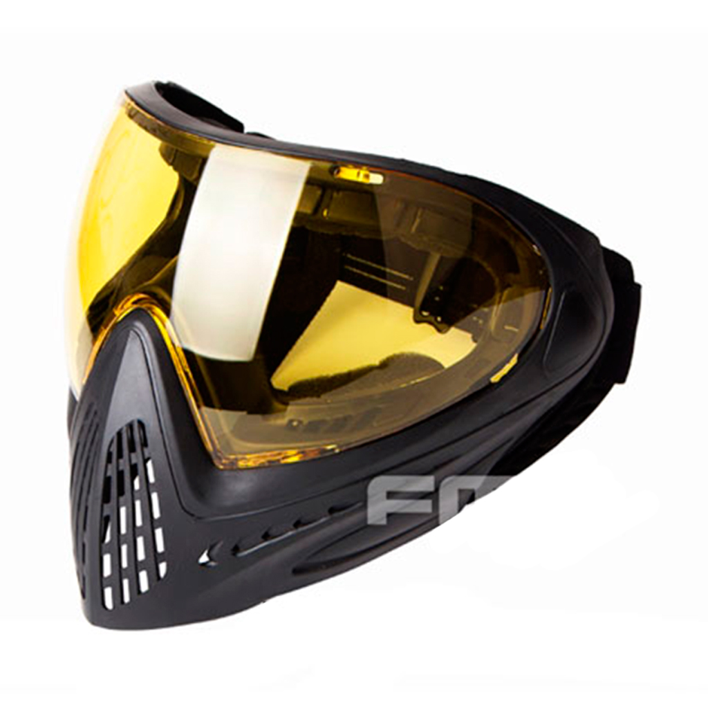 MASCARA FMA FULL FACE NEGRA LENTE AMARILLA