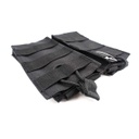 POUCH CARGADOR M4 DOBLE MOLLE TIRAS NEGRA