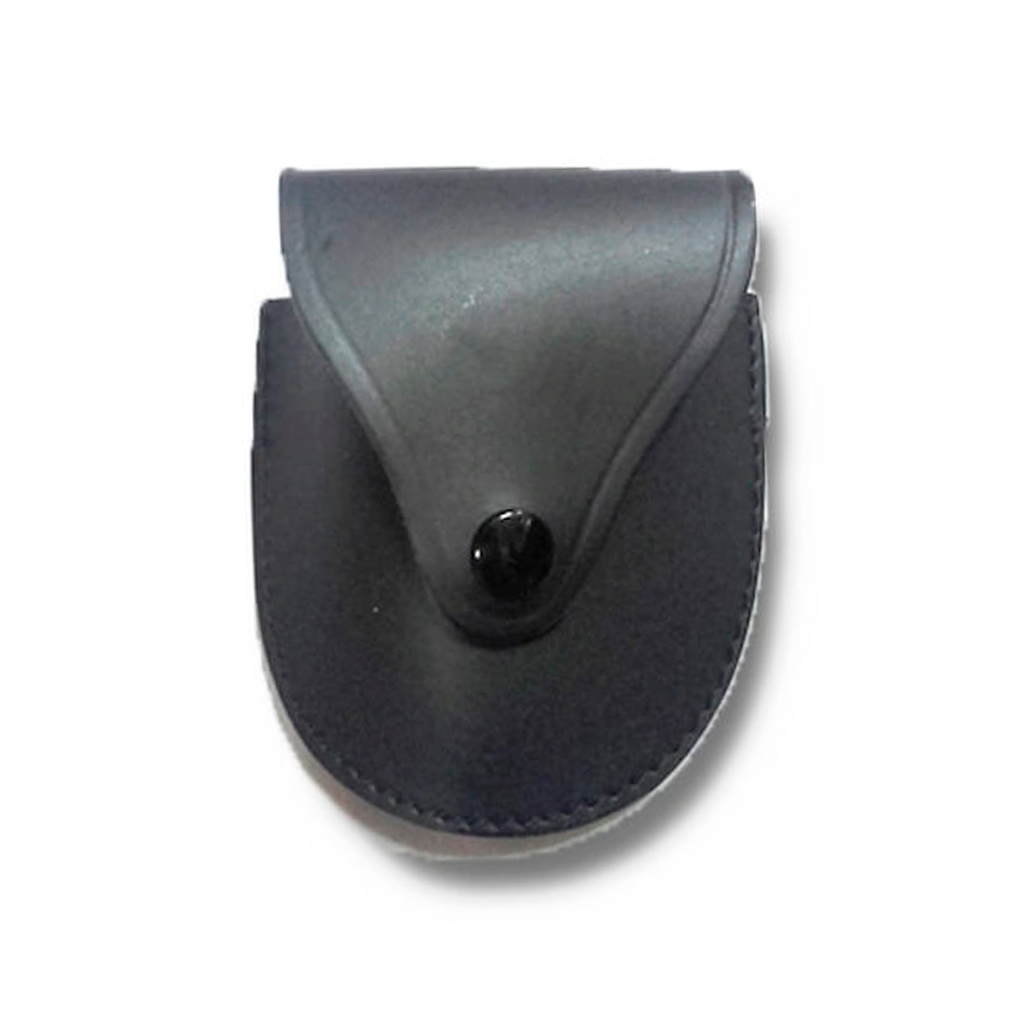 FUNDA GRILLETES CUERO CERRADA PEQ.NEGRA