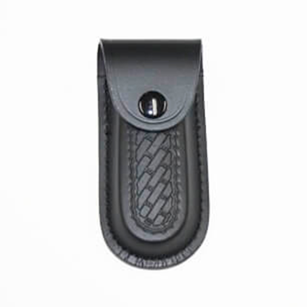 FUNDA NAVAJA CUERO MED. NEGRA