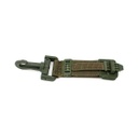 BAGUILLA MILITAR C/MOSQUETON PVC VERDE