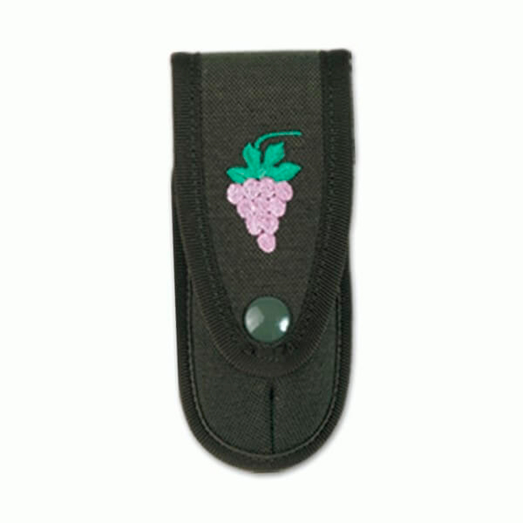 FUNDA NAVAJA PIELCU BORDADA UVA VERDE