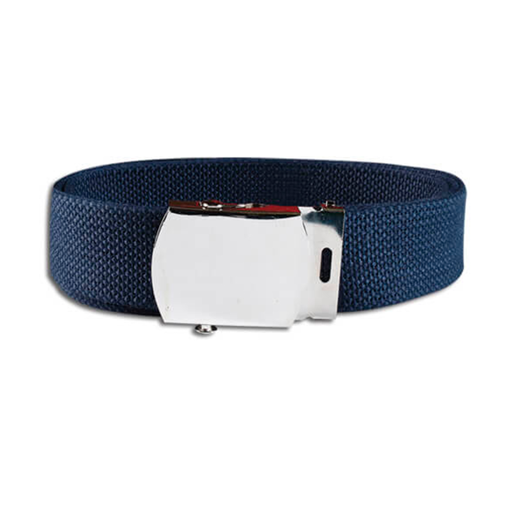 CINTURON ESTRECHO LISO MARINO