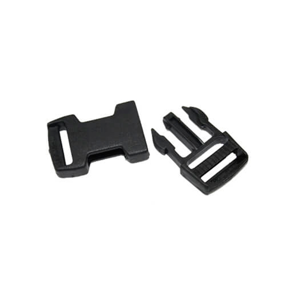 HEBILLA PVC 090 2CM NEGRA