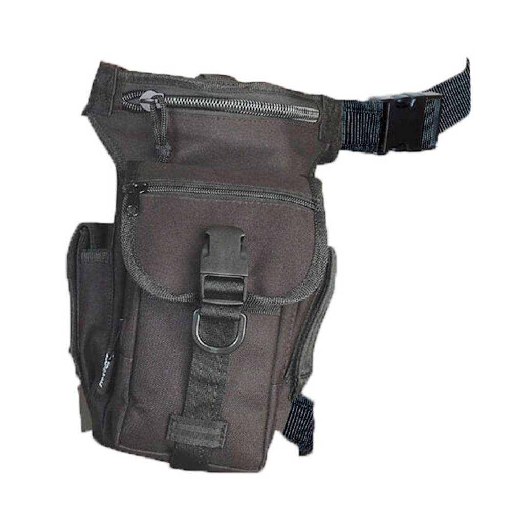 BOLSO MULTIBOLSILLOS PIERNA FORAVENTURE NEGRO
