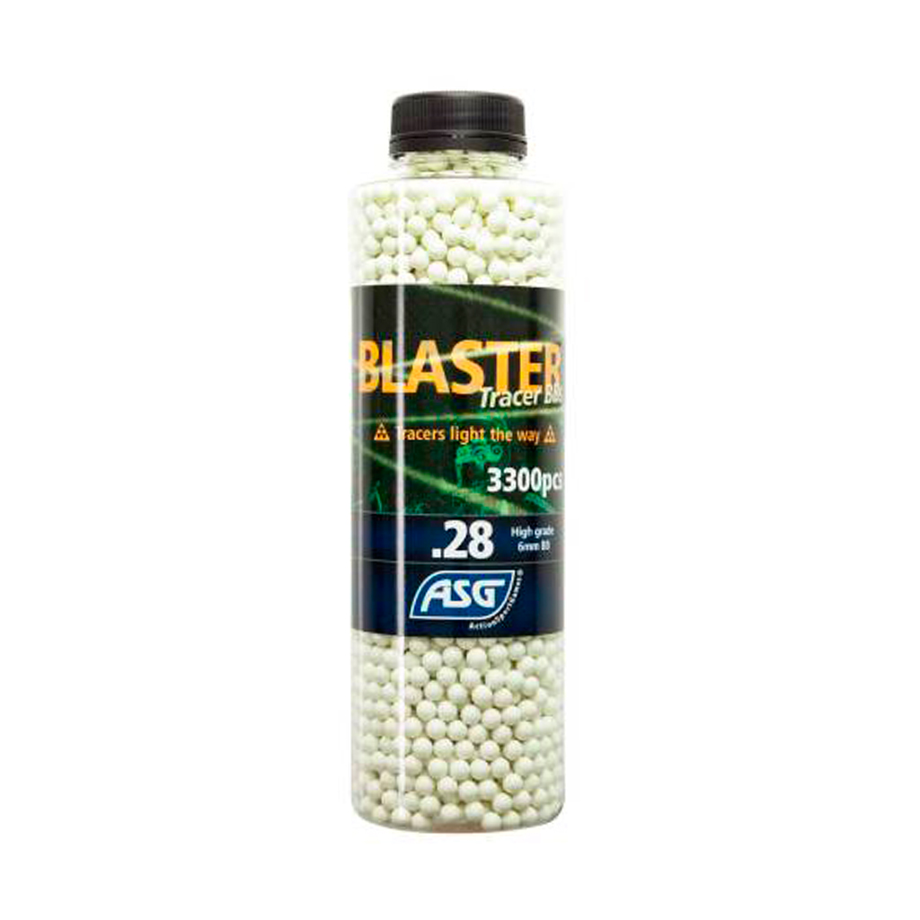 BOLAS BLASTER TRAZADORAS 0.28G 3300RDS AMARILLA