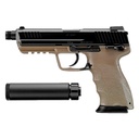 PISTOLA MARUI HK45 TACTICAL GAS NEGRA-TAN