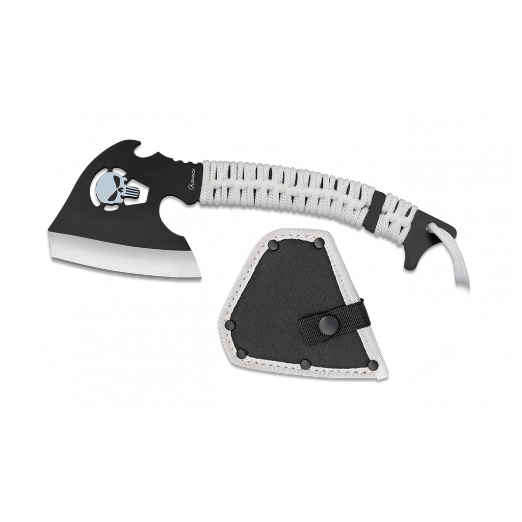 HACHA ALBAINOX PUNISHER NEGRA-BLANCA