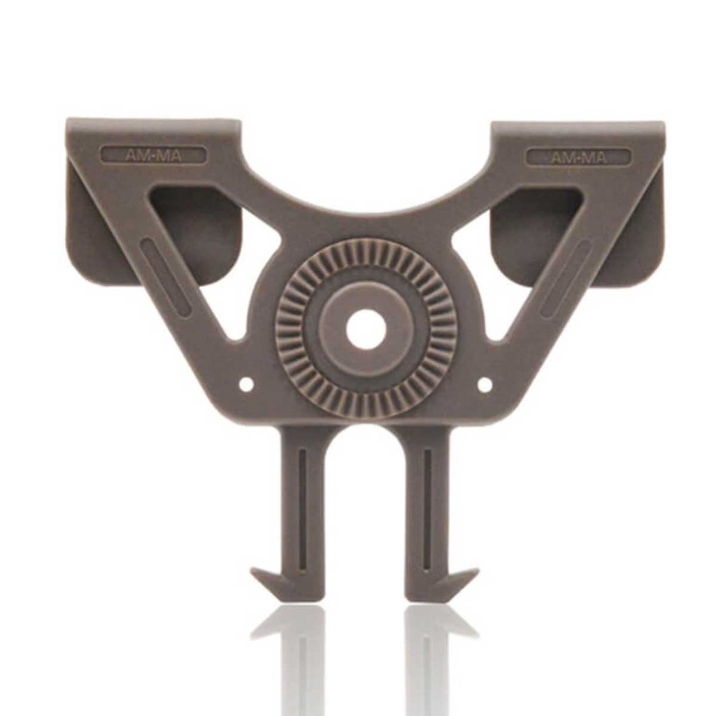 ADAPTADOR PISTOLA RIGIDO MOLLE AMOMAX TRIANGULO TAN