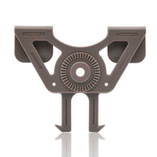 [AM-MAF/2-AMA12] ADAPTADOR PISTOLA RIGIDO MOLLE AMOMAX TRIANGULO TAN