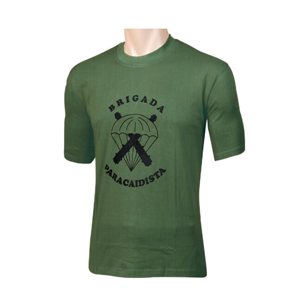 CAMISETA BRIGADA PARACAIDISTA GENERICA VERDE
