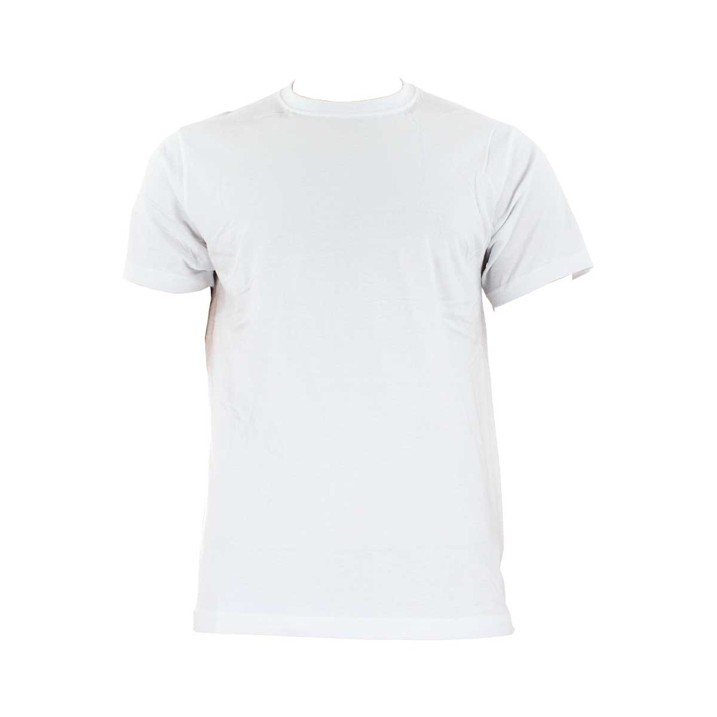 CAMISETA RACING LISA M/CORTA BLANCA