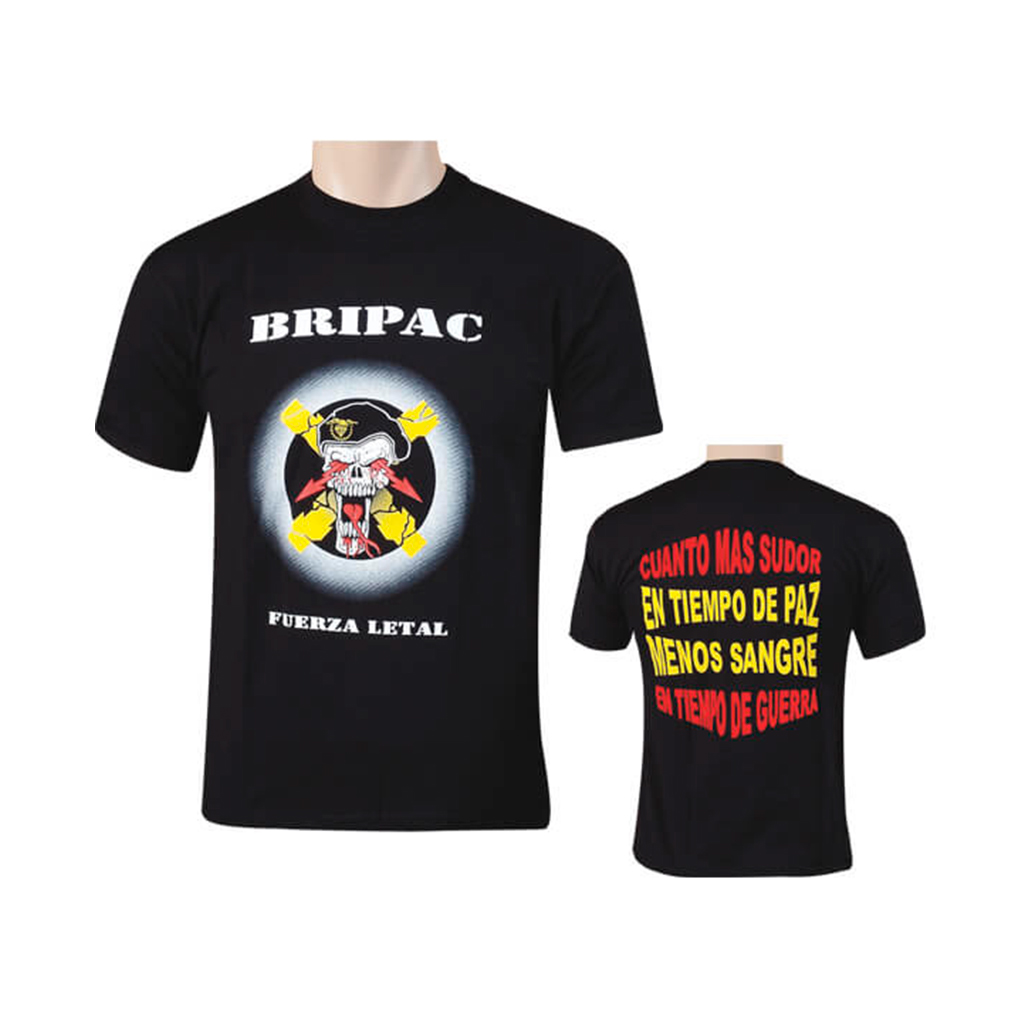 CAMISETA BRIPAC LETAL NEGRA