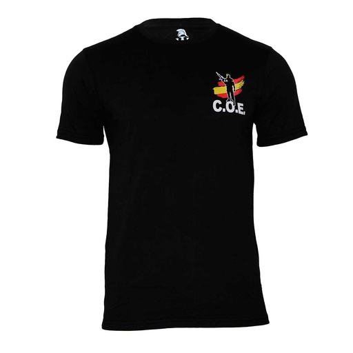 [IW100220-BK-S] CAMISETA IMMORTAL COE ESPAÑA SILUETA NEGRA (S)