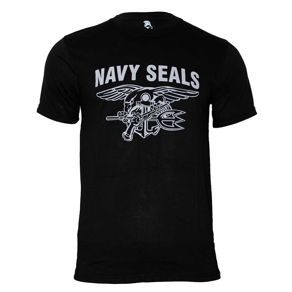 CAMISETA IMMORTAL NAVY SEALS SERIGRAFIA BLANCA