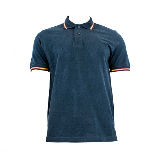 [111777-NVBL-S] POLO BANDERA ESPAÑA MARINO (S)