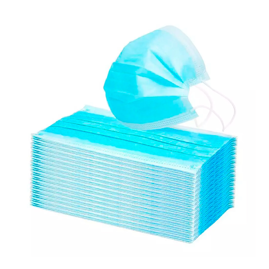MASCARILLA QUIRURGICA DESECHABLE SANIZONE 50PCS CELESTE