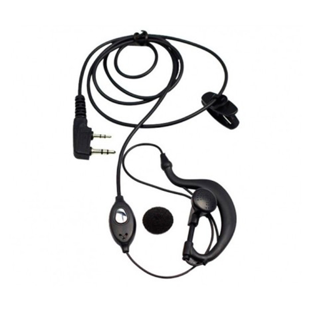 AURICULAR WALKIE BAOFENG C/MICROFONO NEGRO