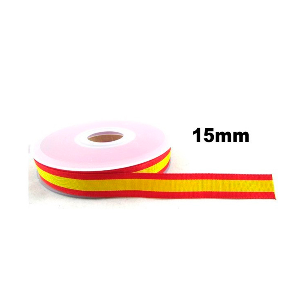 CINTA BANDERA ESPAÑA 1.5CM 2M